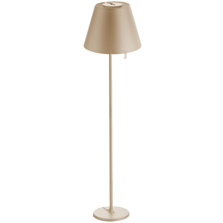 Stojací lampa Melampo bronzová/ přírodní, Artemide