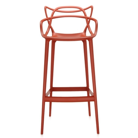 Barová židle Masters Stool oranžová, Kartell