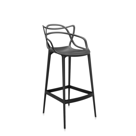 Barová židle Masters Stool výška 109 černá, Kartell
