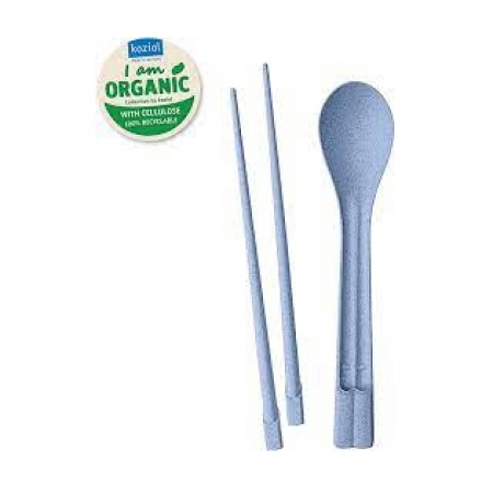 Cestovní hůlky Dynasty organická modrá, Koziol