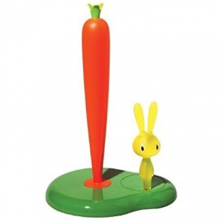 Držák kuchyňských utěrek Bunny & Carrot ASG42/H GR, Alessi