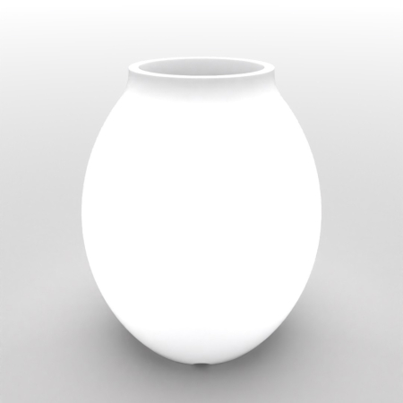 Květináč Bulb svítící bílý, Bloom