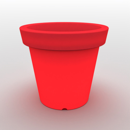 Květináč BLOOM Pot 90, 100 svítící červený, Bloom