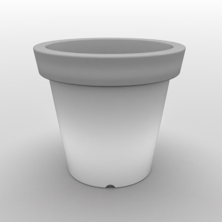 Květináč BLOOM Pot 90, 100 svítící šedý, Bloom