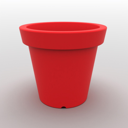 Květináč BLOOM Pot 90, 125 červený, Bloom