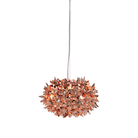Metalické závěsné svítidlo Bloom měděné, Kartell