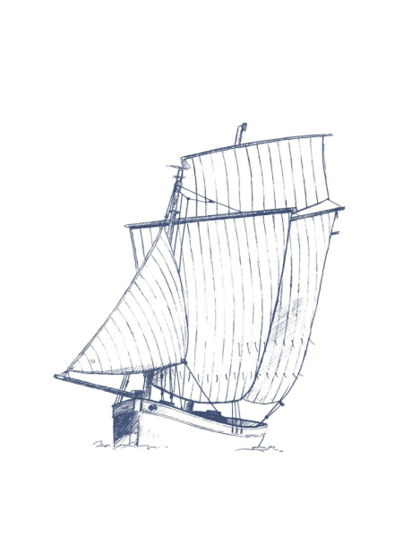Plakát Tribord 20160 60 04 z kolekce Seaside, Casadeco