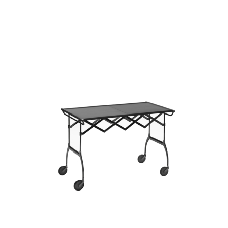 Pojízdný stolek Battista černý, Kartell