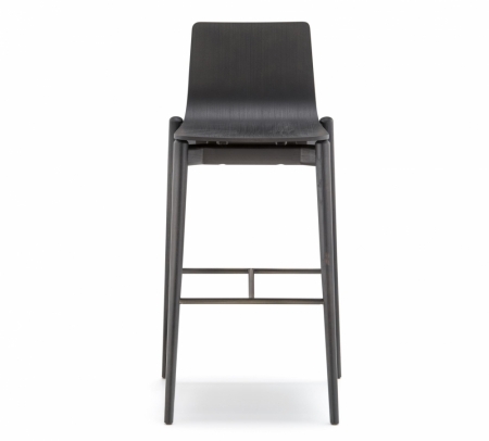 Sada 2 barových židlí Malmö 232 černá, Pedrali