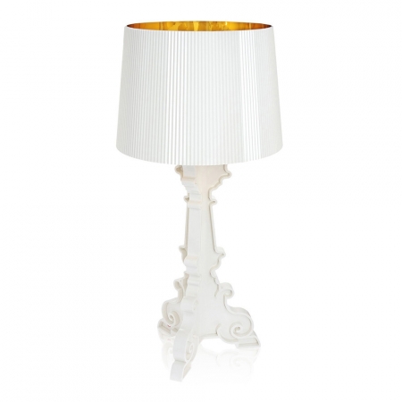 Stolní lampa Bourgie bílá/zlatá, Kartell