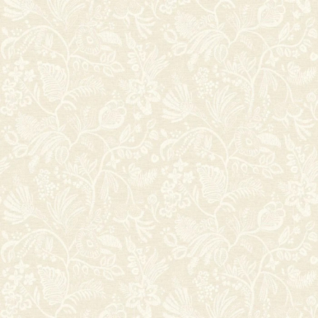 Tapeta Broderies Pastel 7696 01 00 slonovinová, Casamance