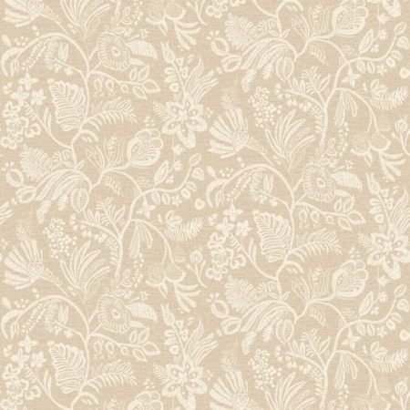 Tapeta Broderies Pastel 7696 02 02 písková, Casamance