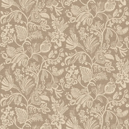 Tapeta Broderies Pastel 7696 04 06 tabáková, Casamance