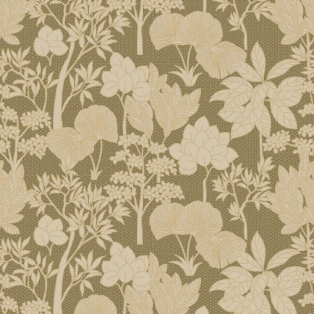 Tapeta Tressora Inara 7690 02 02 khaki, Casamance