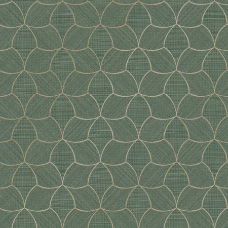 Tapeta Tressora Tressana 7694 36 70 zelená, Casamance