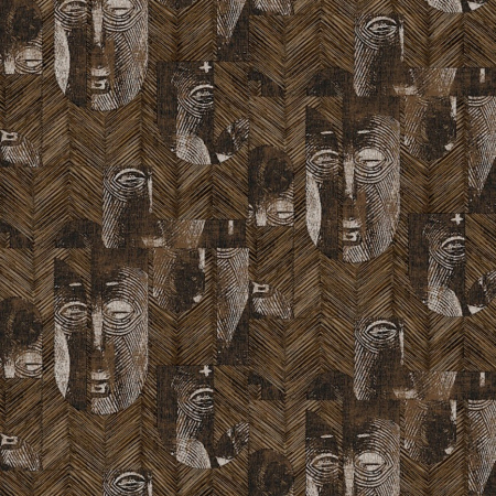 Tapeta Tribute Mask Bamboo TRI305, Khrôma by Masureel