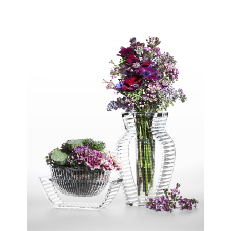 Set 2 váz I Shine, U Shine transparentní čirá, Kartell