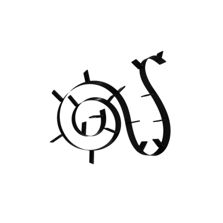 Závěsná police Bookworm černá, Kartell