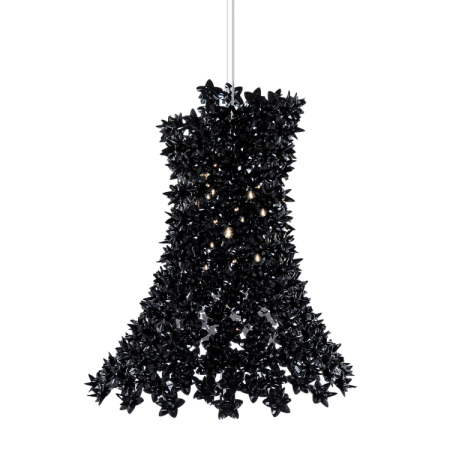 Závěsné svítidlo Bloom černé, Kartell