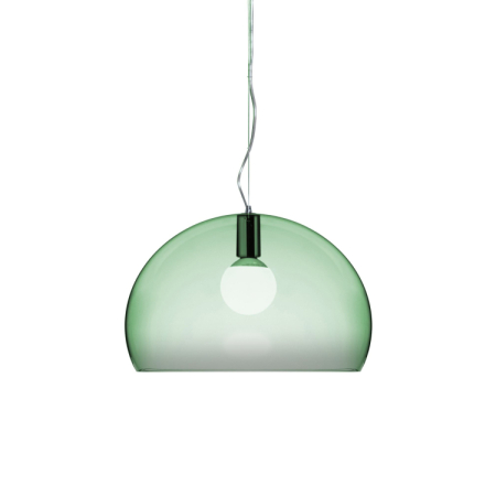 Závěsné svítidlo small Fly transparentní sv. zelená, Kartell